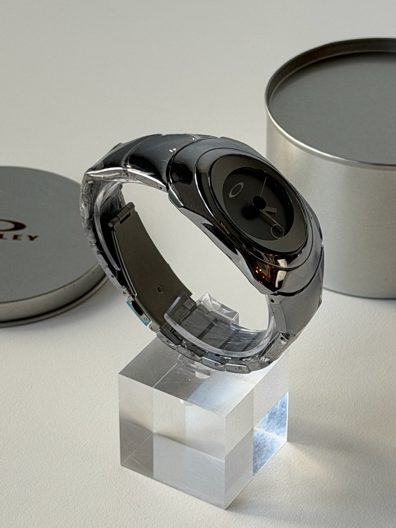 Oakley Time Bomb Style Watch – Stealth Grey