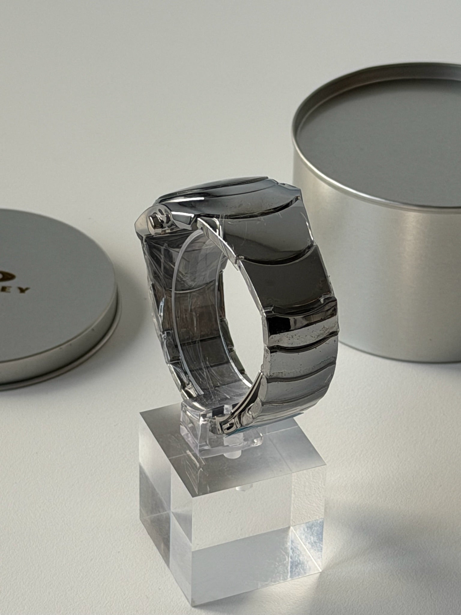 Oakley Time Bomb Style Watch – Stealth Grey
