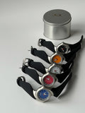 Oakley D1 Icon Watch: Black/White/Blue Dial, Rare Collectible Men's Sports Watch with Case