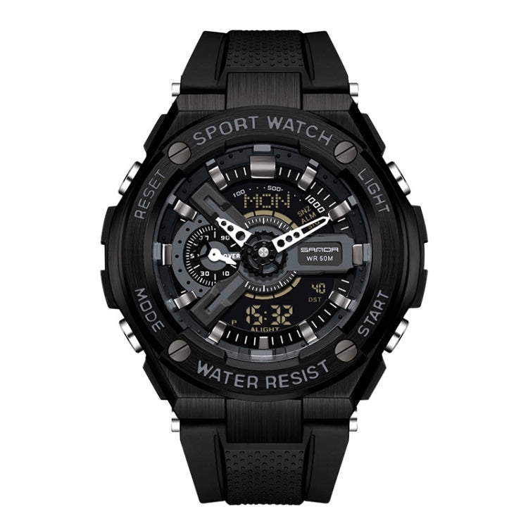 SANDA 3170 Men Luminous Waterproof Sports Watch