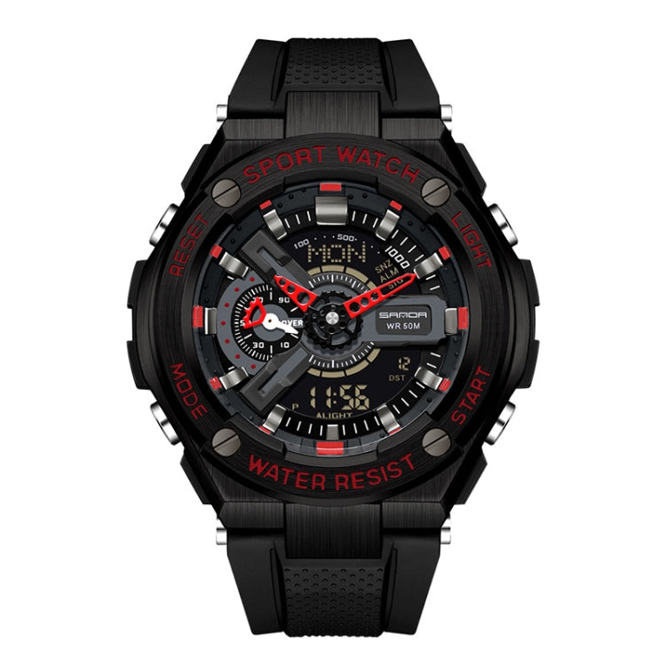 SANDA 3170 Men Luminous Waterproof Sports Watch