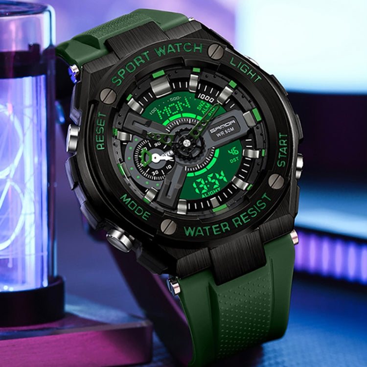 SANDA 3170 Men Luminous Waterproof Sports Watch