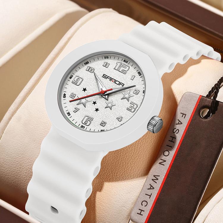 SANDA 9123 3ATM Water-Resistant Luminous Stylish Student Watch