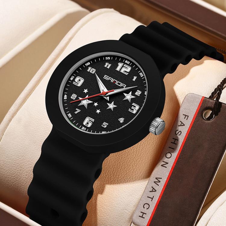 SANDA 9123 3ATM Water-Resistant Luminous Stylish Student Watch