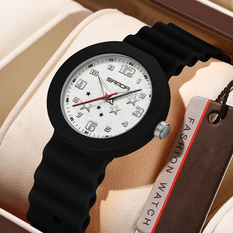 SANDA 9123 3ATM Water-Resistant Luminous Stylish Student Watch