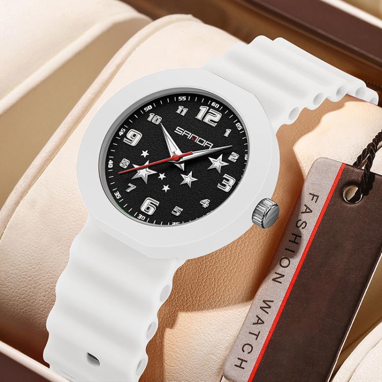 SANDA 9123 3ATM Water-Resistant Luminous Stylish Student Watch