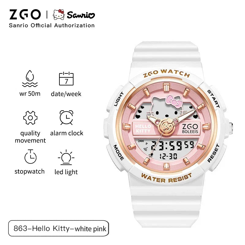 ZGO X Sanrio Cinnamoroll Electronic Watch for girls