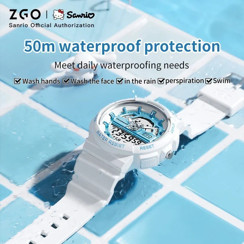 ZGO X Sanrio Cinnamoroll Electronic Watch for girls