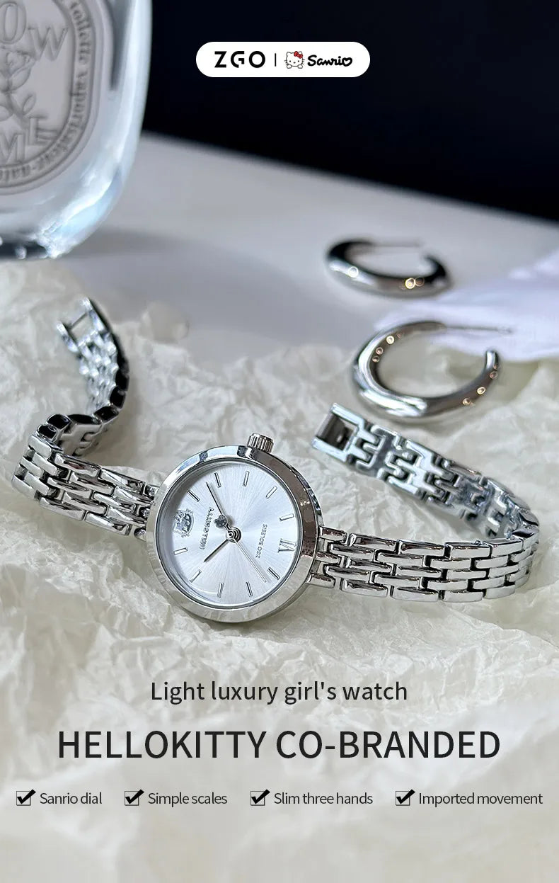 ZGO X Sanrio  Watch For Women Minority Light Luxury Waterproof