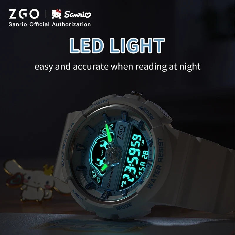 ZGO X Sanrio Cinnamoroll Electronic Watch for girls