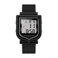 SANDA 388 Fashionable Square Outdoor Sports Leisure Watch Men's And Women's Multi-Functional Waterproof Luminous Electronic Watch