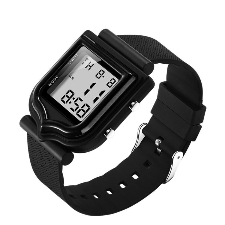 SANDA 388 Fashionable Square Outdoor Sports Leisure Watch Men's And Women's Multi-Functional Waterproof Luminous Electronic Watch