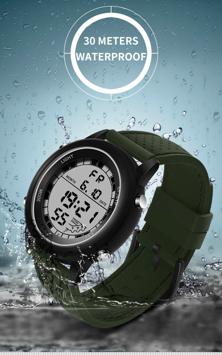 SANDA  411 Multifunctional Wports Watch Male Youth Fashion Model Male Waterproof Student Electronic Watch