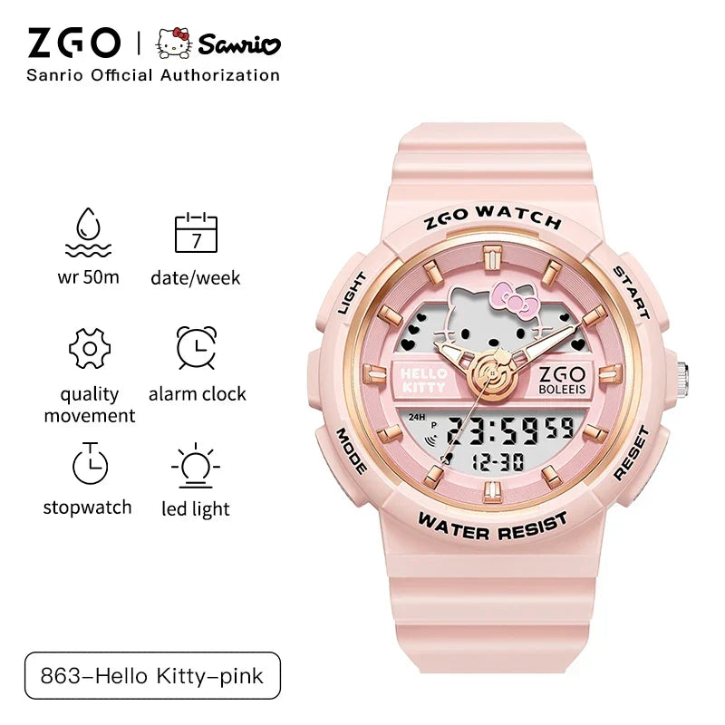 ZGO X Sanrio Cinnamoroll Electronic Watch for girls