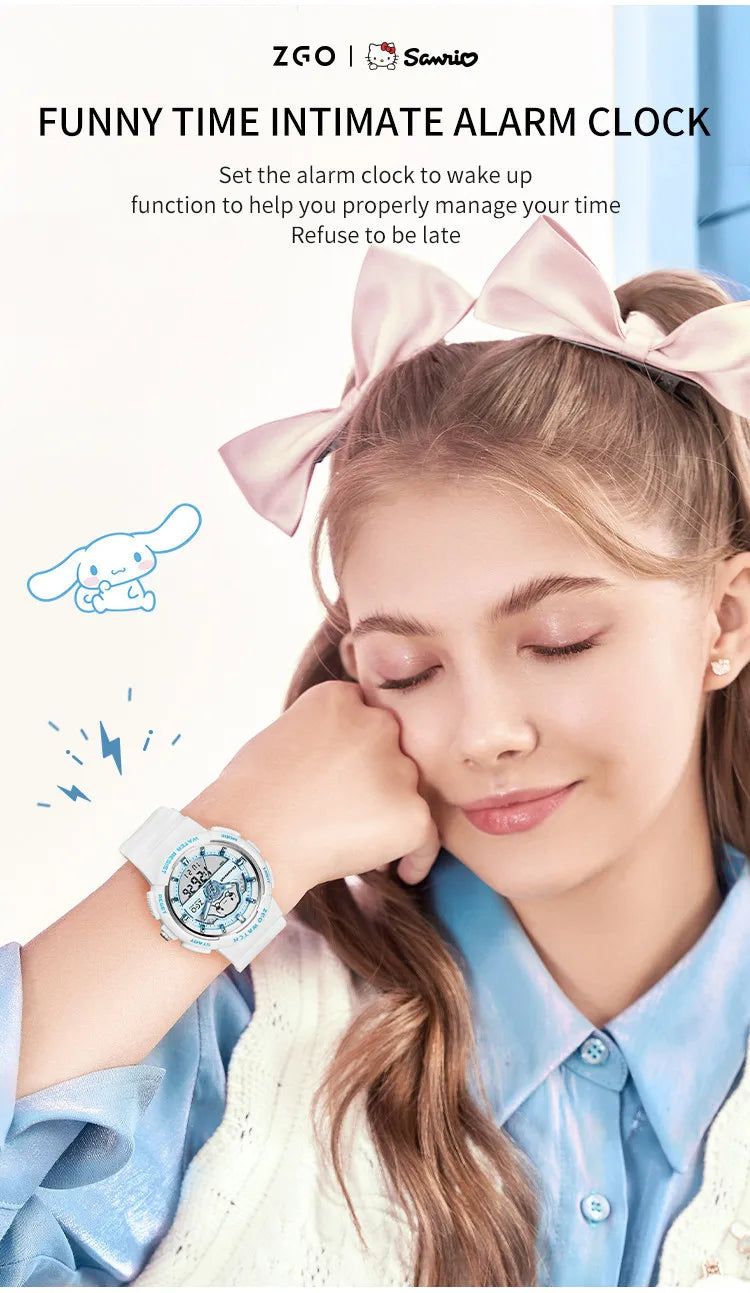 ZGO X Sanrio Cinnamoroll Electronic Watch for girls