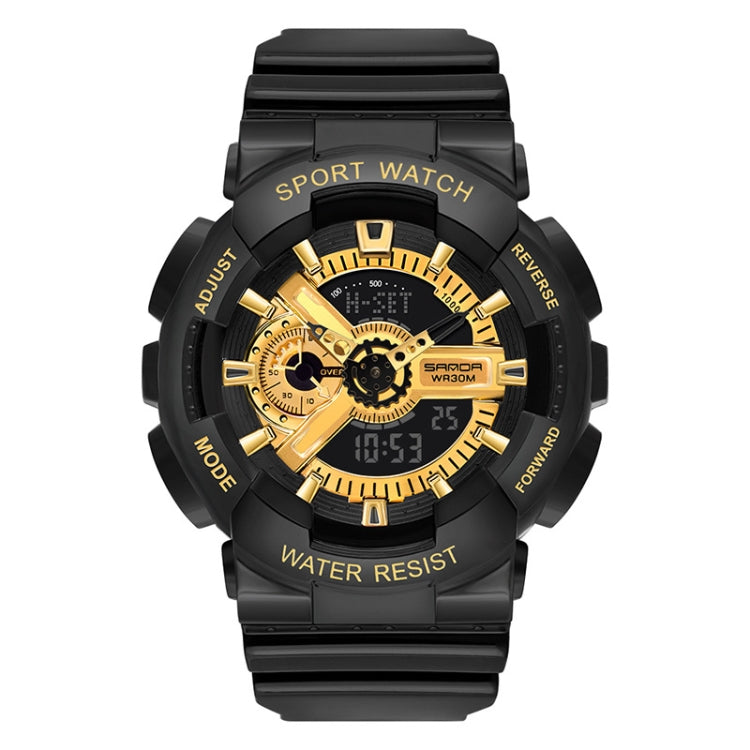 SANDA Outdoor Leisure Waterproof Multifunctional Luminous Electronic Watch