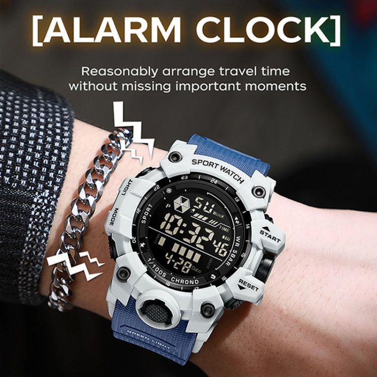 SANDA Outdoor Sports Watch Simple Multifunction Electronic Watch