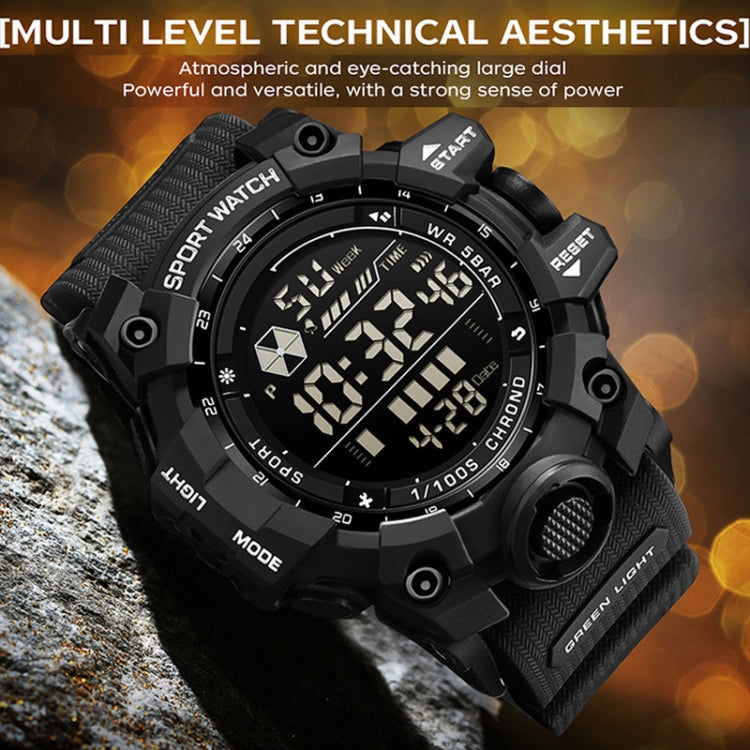 SANDA Outdoor Sports Watch Simple Multifunction Electronic Watch