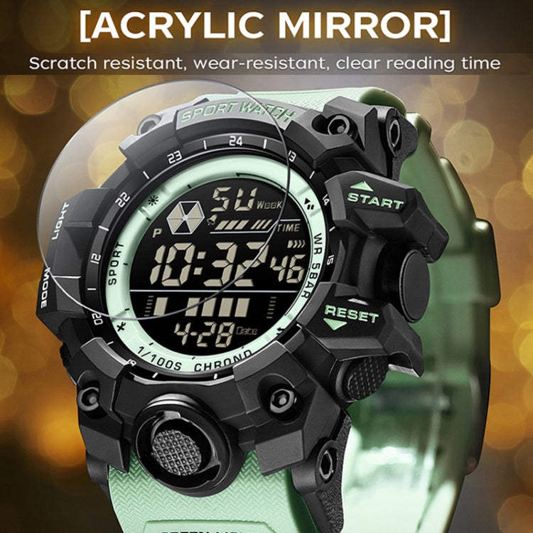SANDA Outdoor Sports Watch Simple Multifunction Electronic Watch