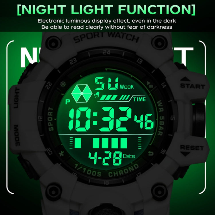 SANDA Outdoor Sports Watch Simple Multifunction Electronic Watch