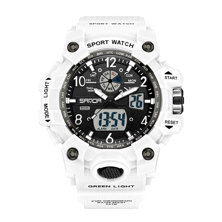 SANDA Couple Electronic Watch Women Personalised Luminous Wristwatch