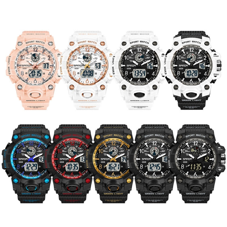SANDA Couple Electronic Watch Women Personalised Luminous Wristwatch