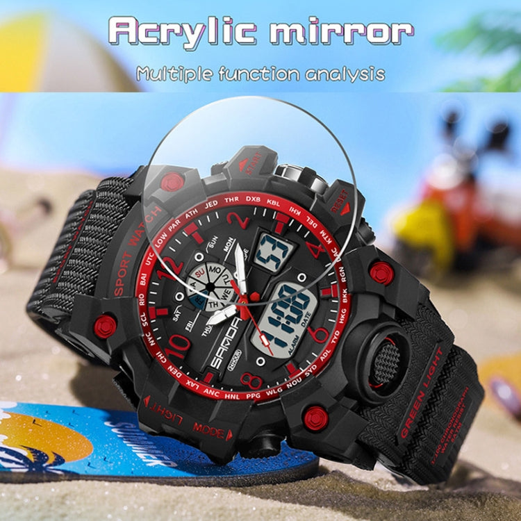 SANDA Couple Electronic Watch Women Personalised Luminous Wristwatch