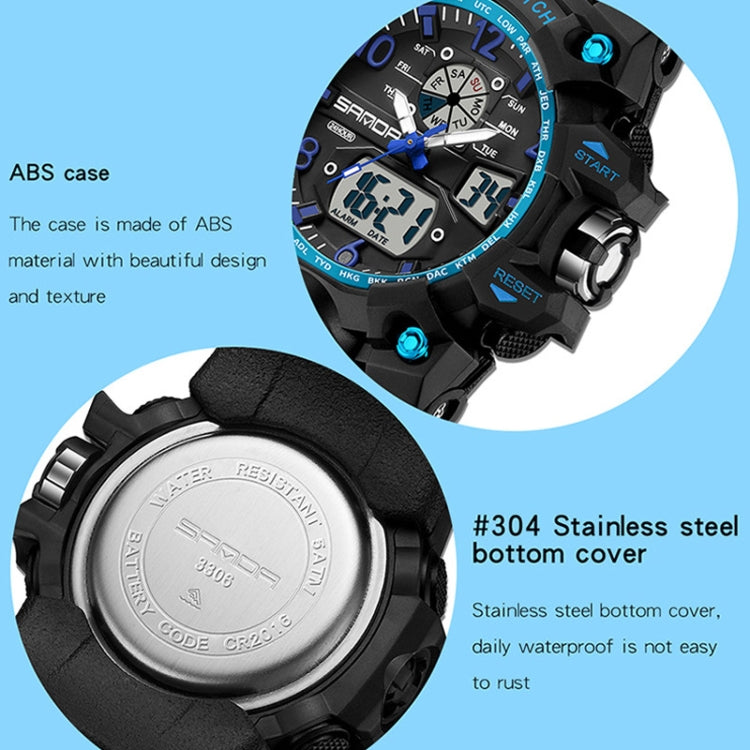 SANDA Couple Electronic Watch Women Personalised Luminous Wristwatch