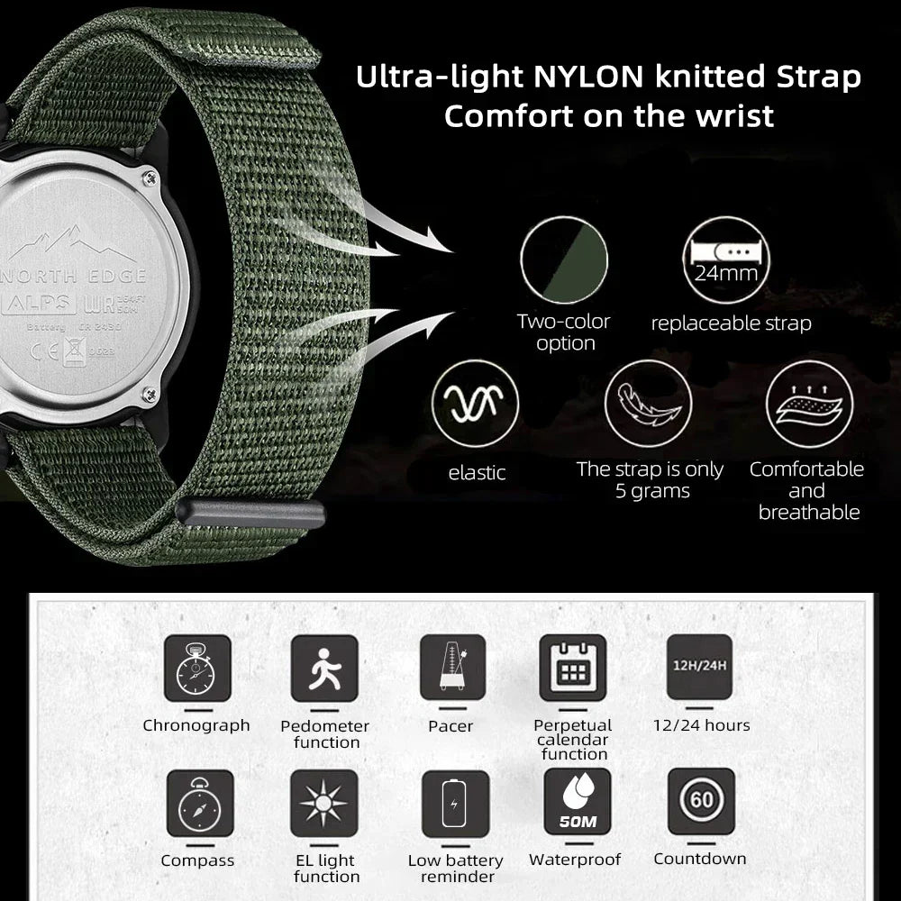 ALPS Outdoor Digital Watch – North Edge