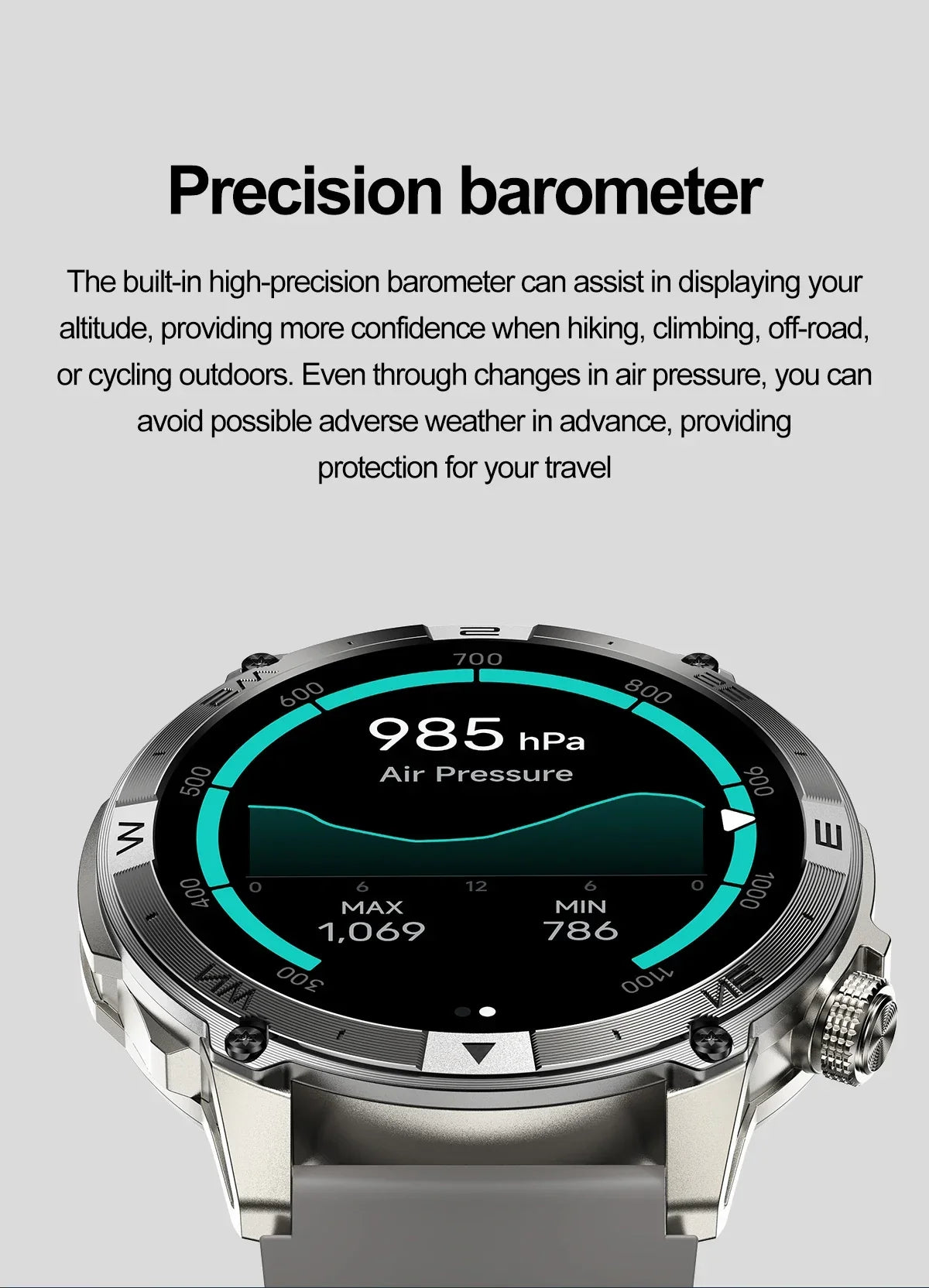 AMOLED Smart Watch - North Edge - GPS Smartwatch