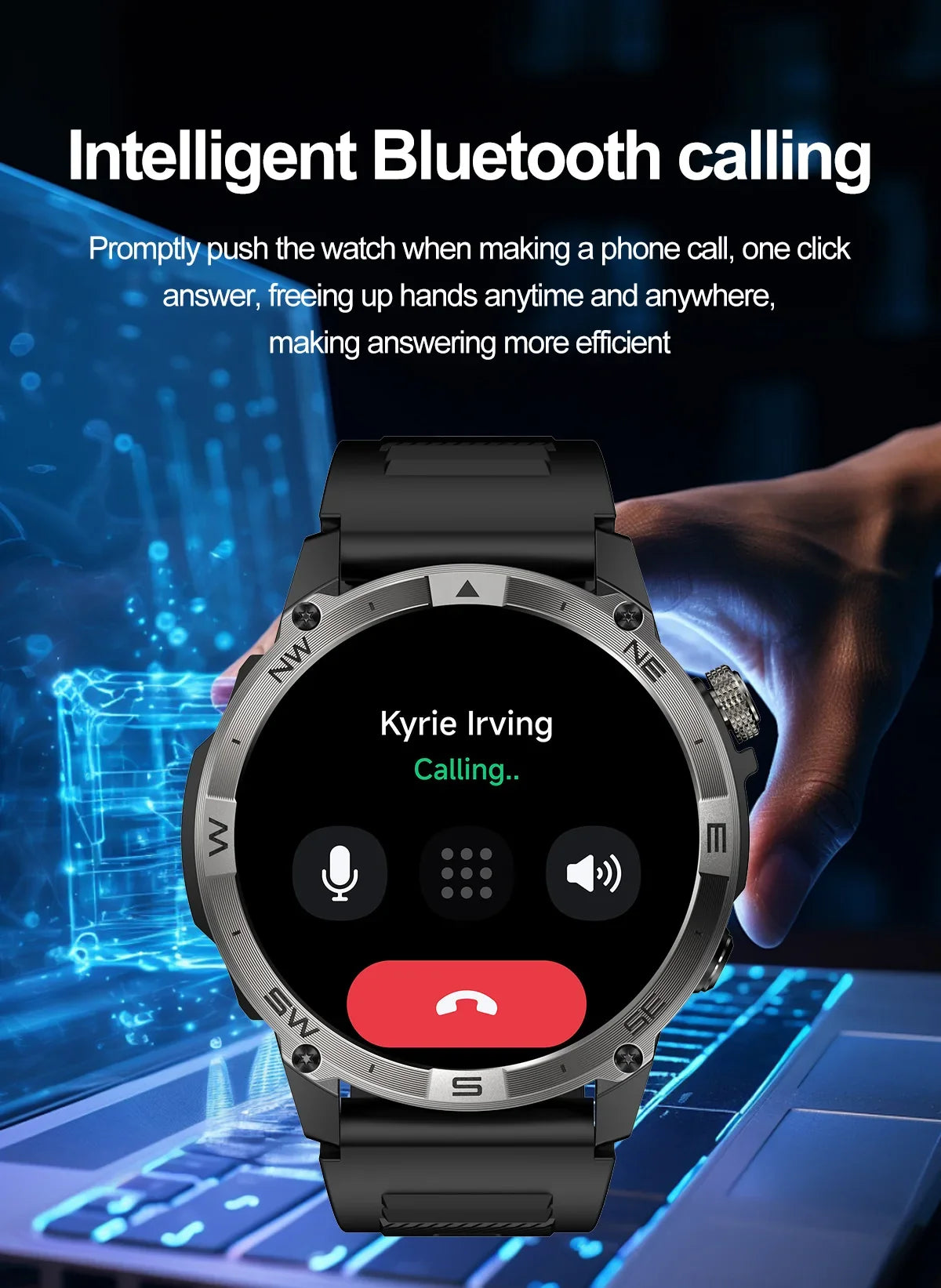 AMOLED Smart Watch - North Edge - GPS Smartwatch