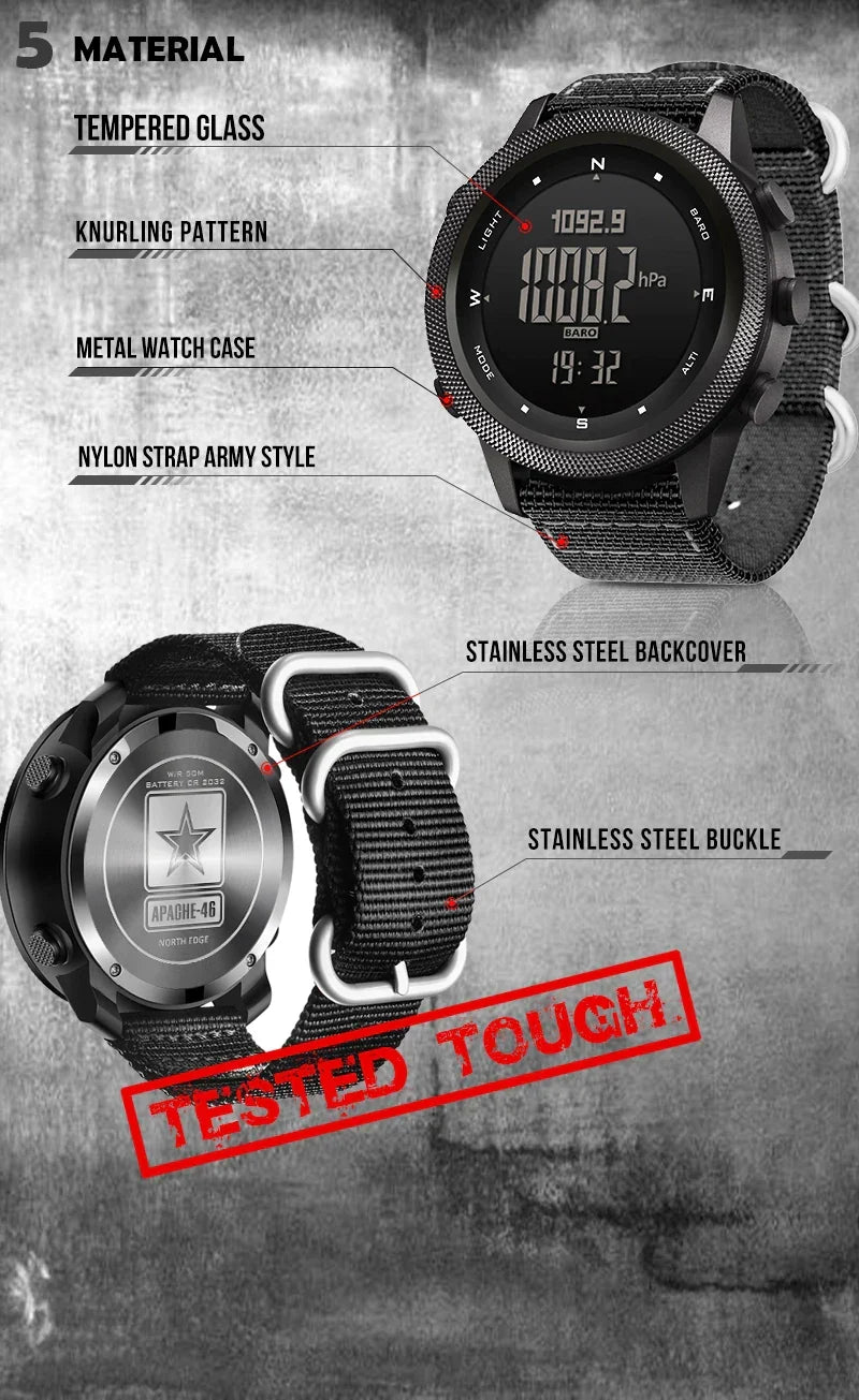 Apache 46 Outdoor Digital Watch – North Edge