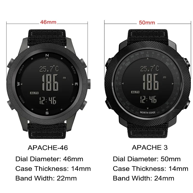 Apache 46 Outdoor Digital Watch – North Edge