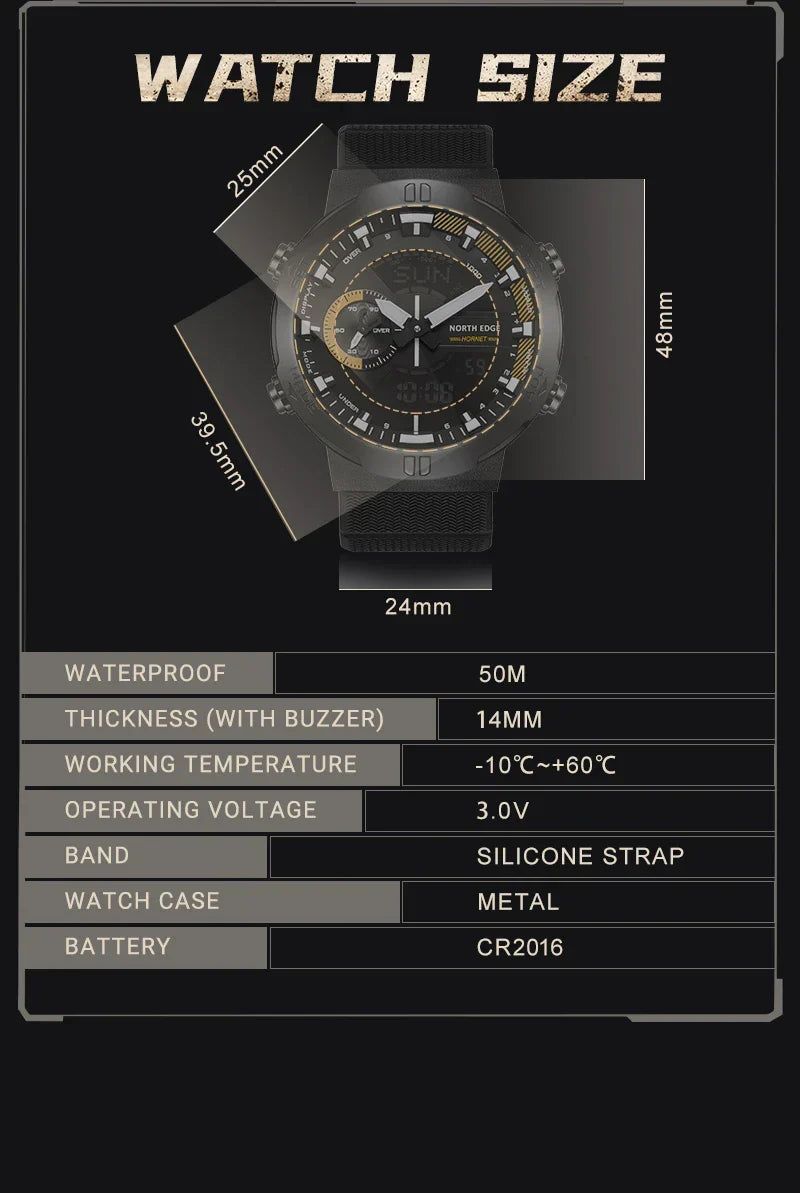 Hornet Adventure Sports Watch – North Edge