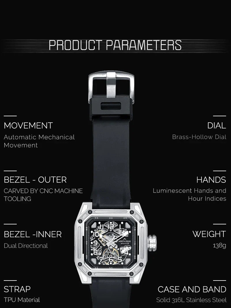Space X Mechanical Watch – North Edge