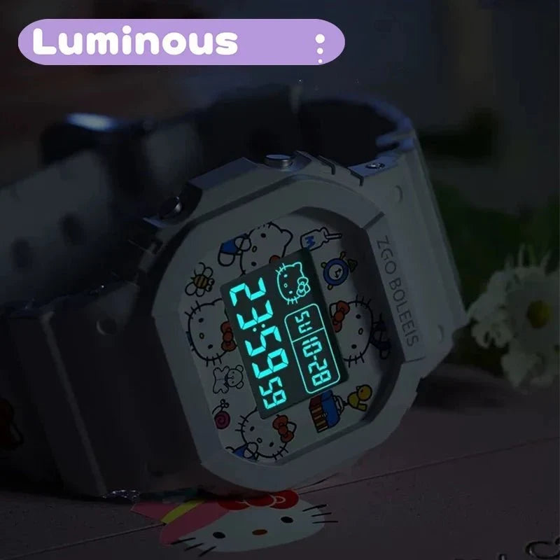 Original ZGO Sanrio Digital Waterproof Wrist Watch