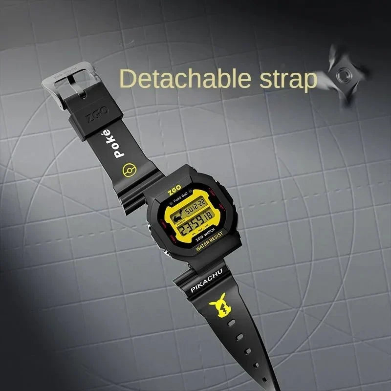 ZGO Pikachu Digital Watches