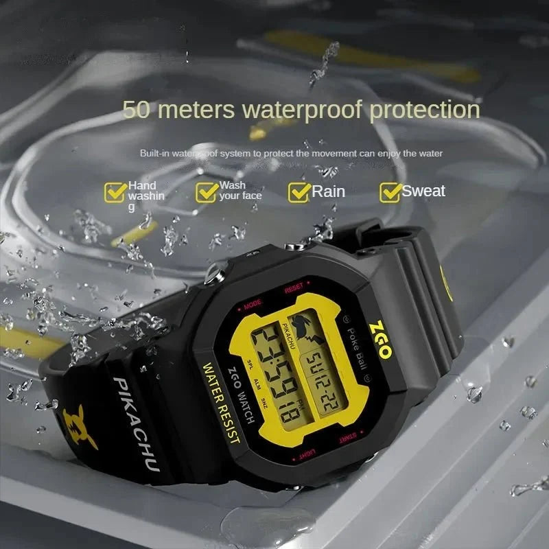 ZGO Pikachu Digital Watches