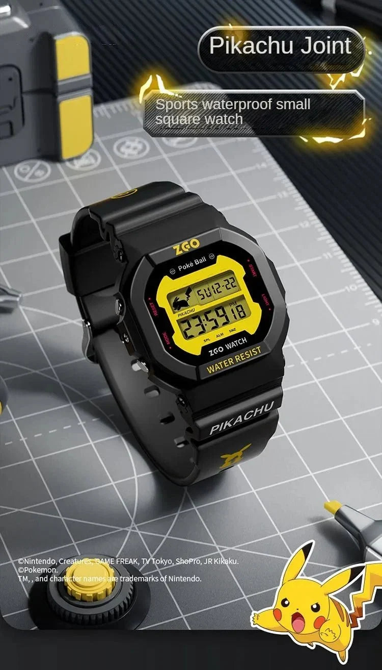 ZGO Pikachu Digital Watches