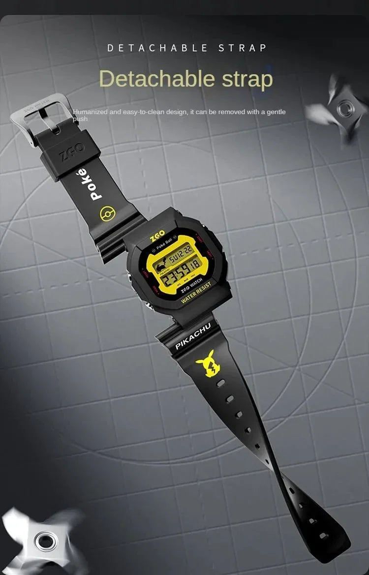 ZGO Pikachu Digital Watches